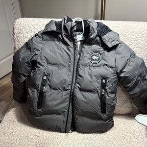 Kids Gray Puffer Jacket